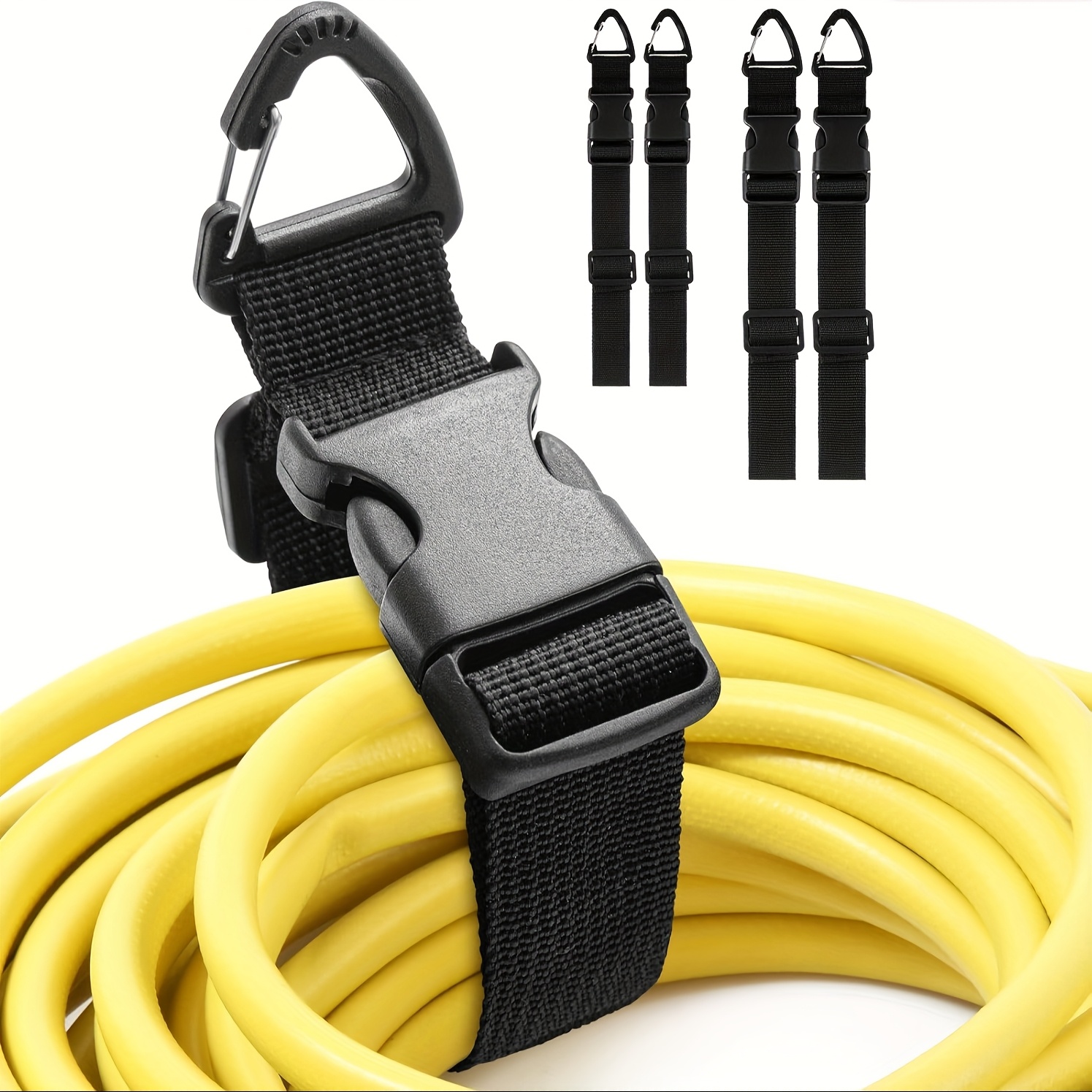 Workshop Tools Rack - 45cm Black Adjustable Extension Cord Organizer