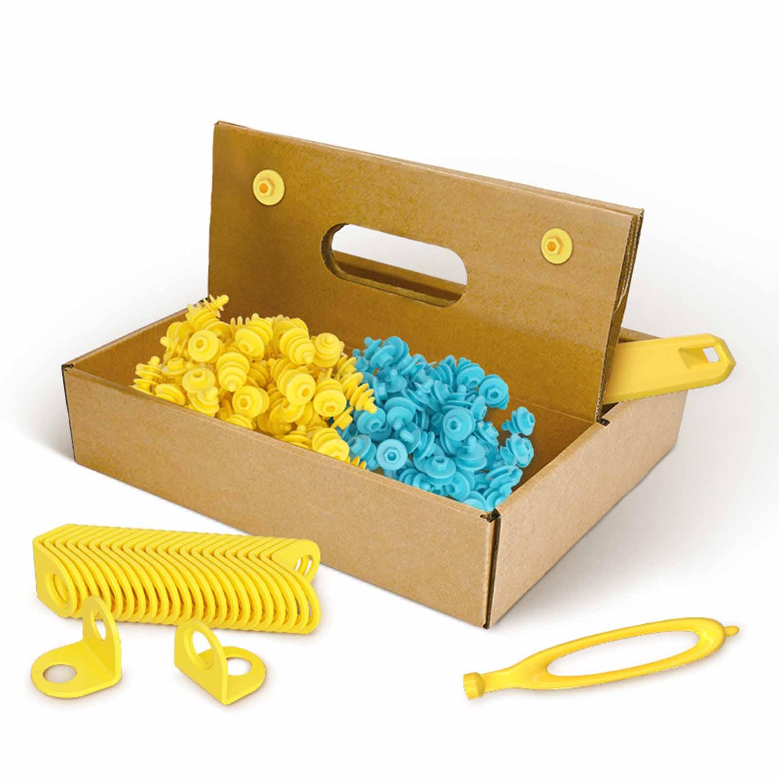 Workshop Tools Toy - 168x Cardboard Construction Tool Kit Kids