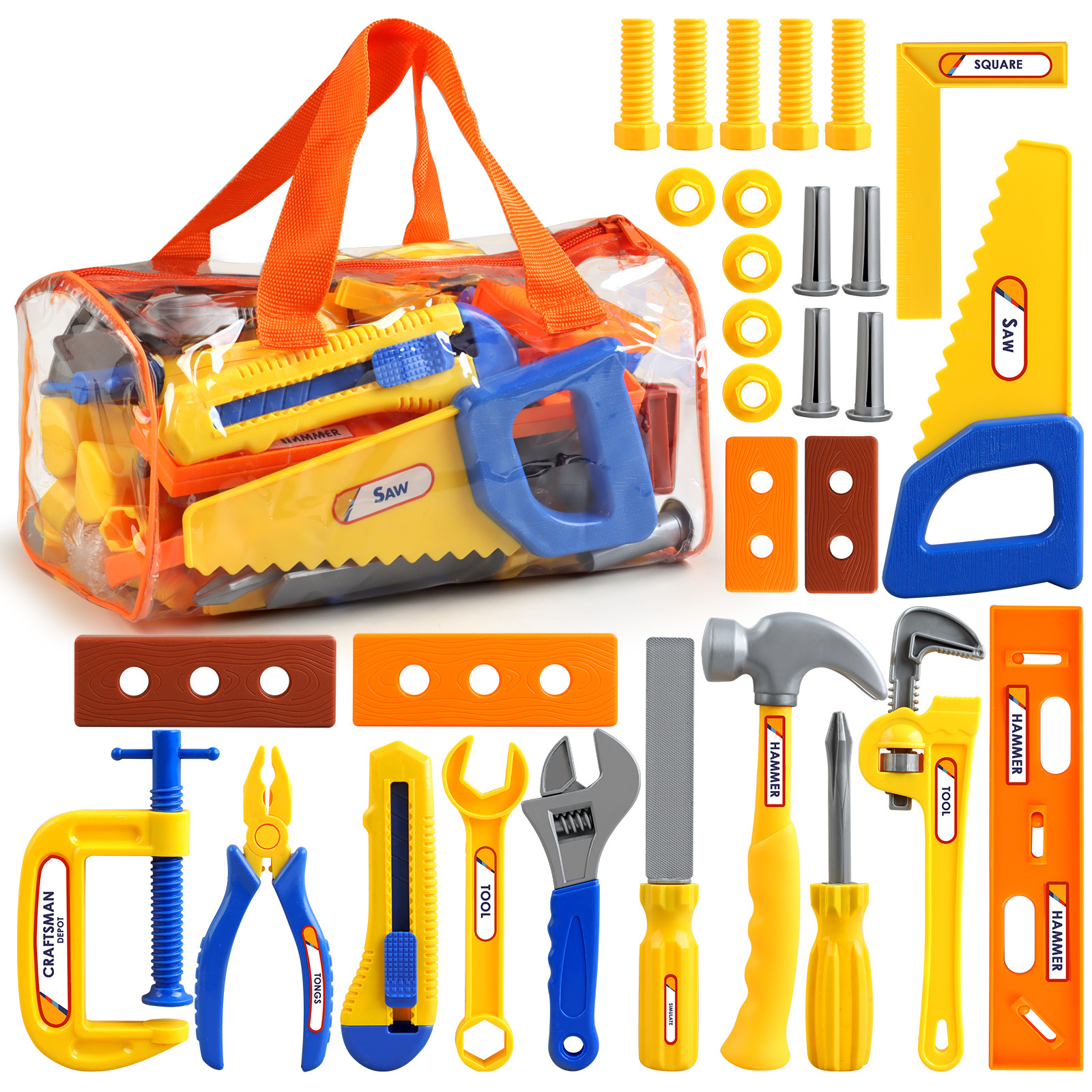 Tools Workshop For Kids - Plastic Simulation Maintenance Tool Construction Toy