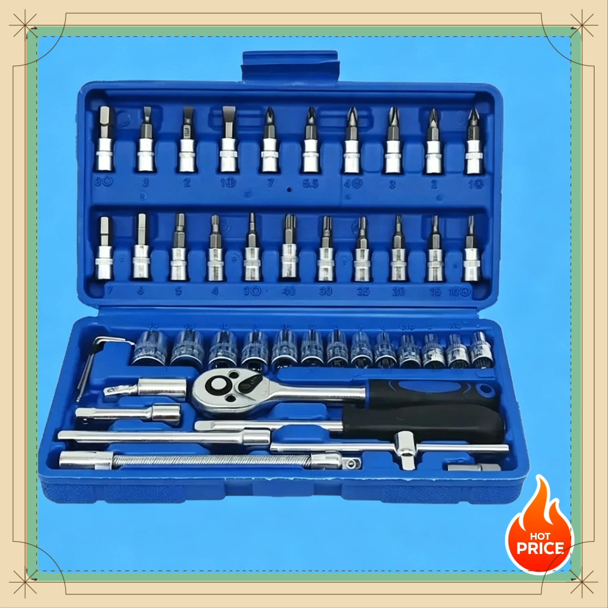 Design Tools Workshop - 46-in-1 Heavy Duty Automotive Socket Wrench