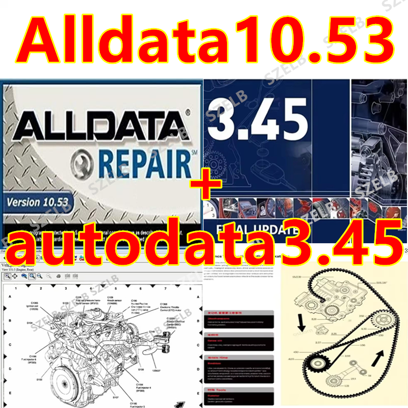 Workshop Tools Automotive - Newest Alldata 10.53 + autodata 3.45