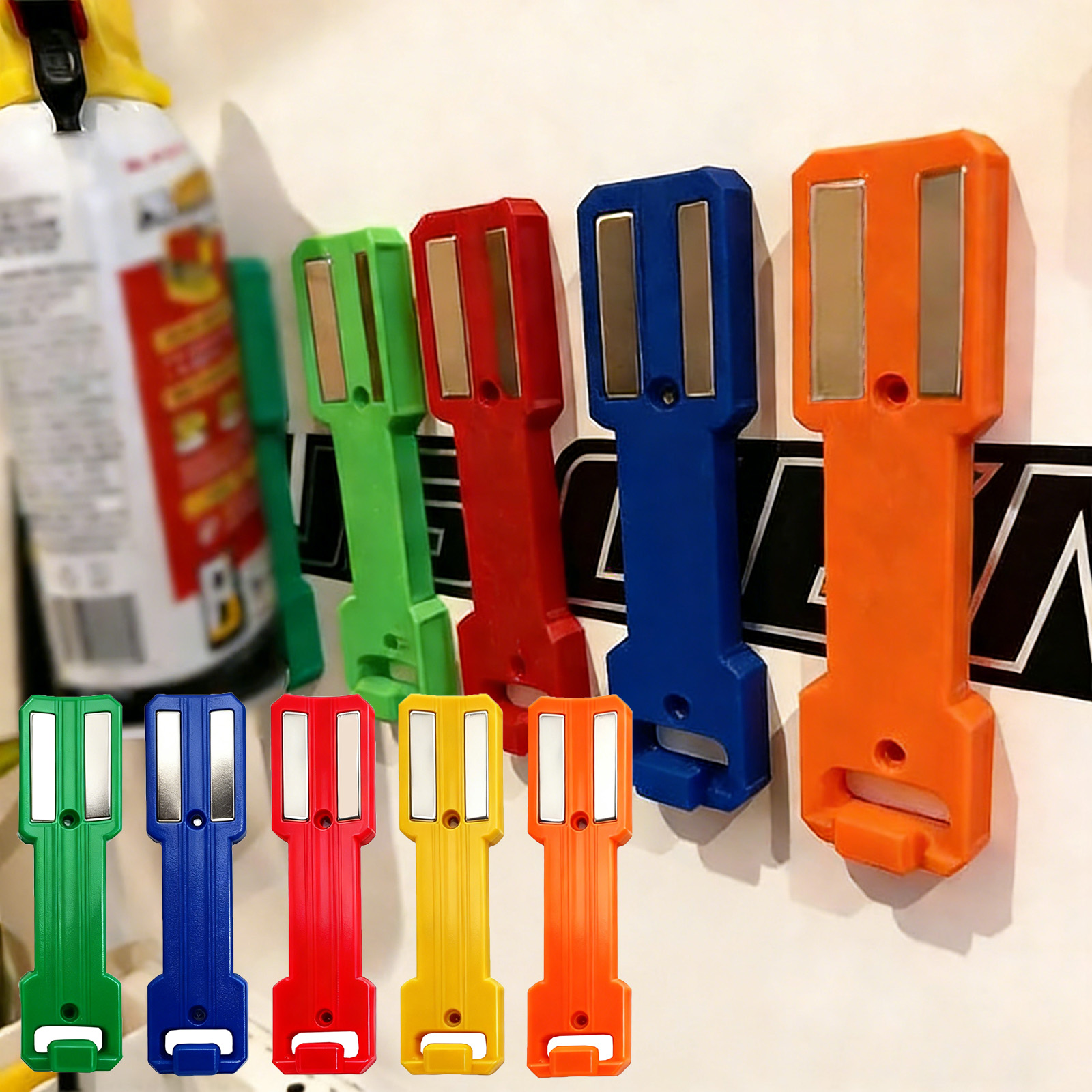 Workshop Tools Rack - 3D Magnetic Aerosol Can Holder Spray