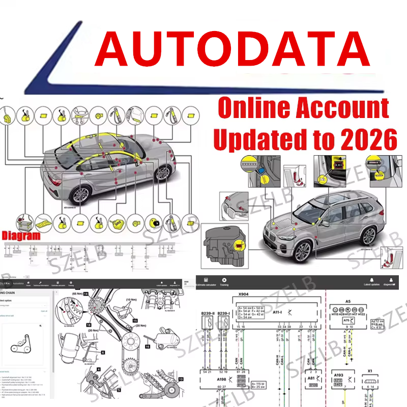 Workshop Tools Automotive - 2026 Newest autodata Online Alldata US