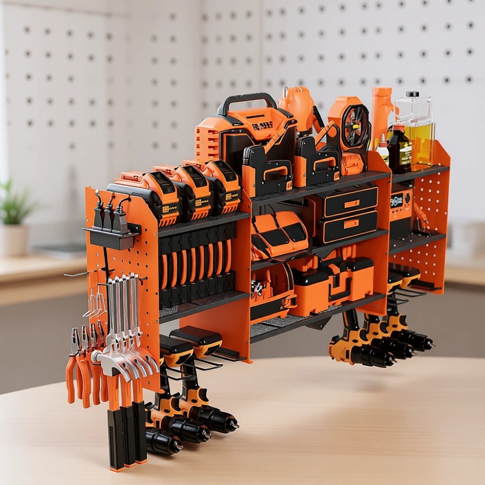 Workshop Tools Rack - Large Wall Mount Tool Organizer with