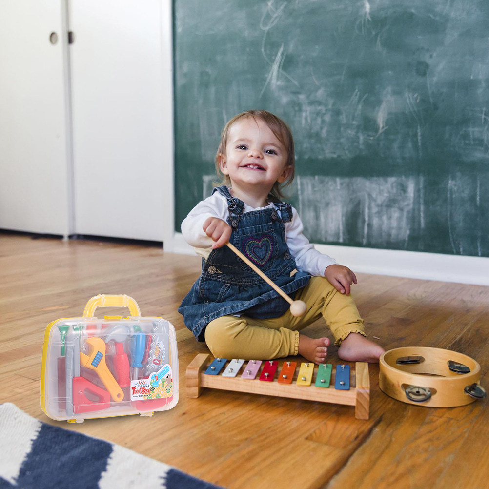 1Set Plastic Tool Box Kid Hand - Tools Workshop For Kids avis et prix