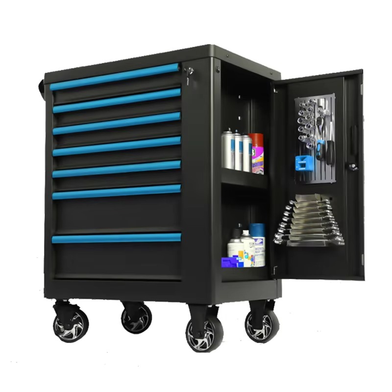 Durable Blue Iron Tool Cabinet - Workshop Tools Organizing avis et prix