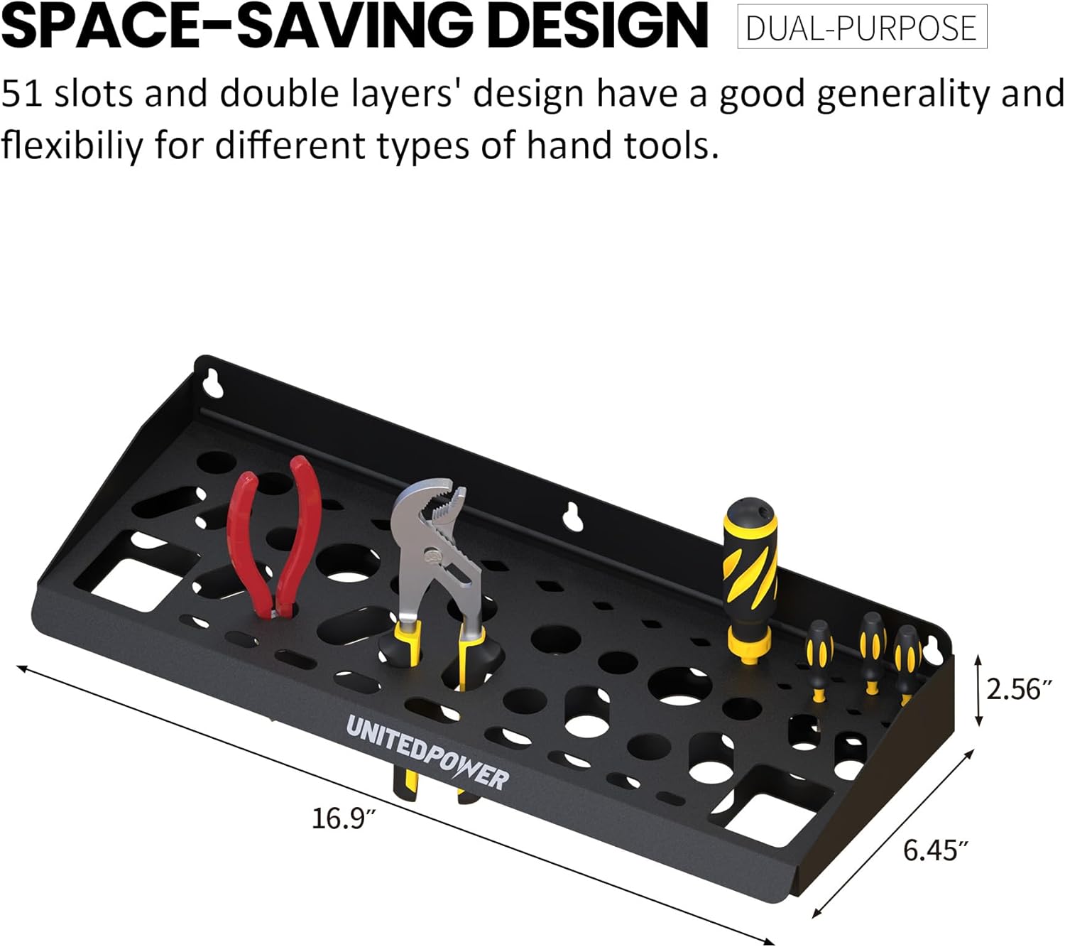 Wall Mount Tool Storage Rack,  - Workshop Tools Rack avis et prix