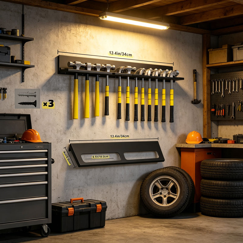 Wall Mounted Metal Tool Storag - Workshop Tools Hammer avis et prix