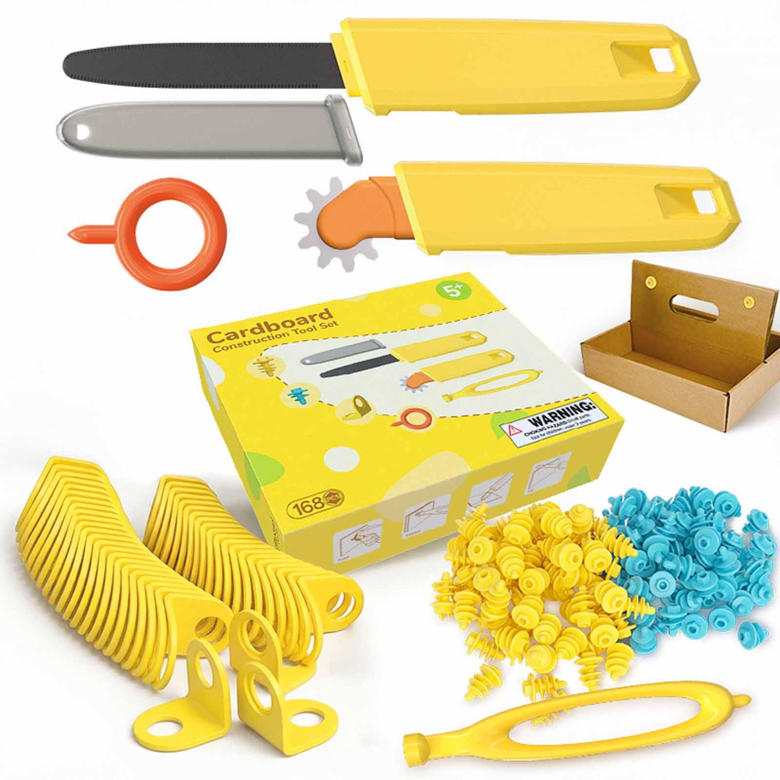 168x Cardboard Construction To - Workshop Tools Toy avis et prix