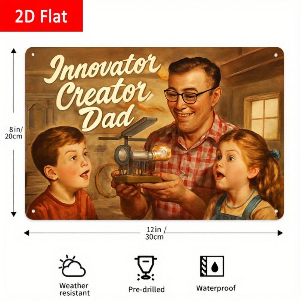 1PC Tin Sign Innovator Creator - Design Tools Workshop avis et prix