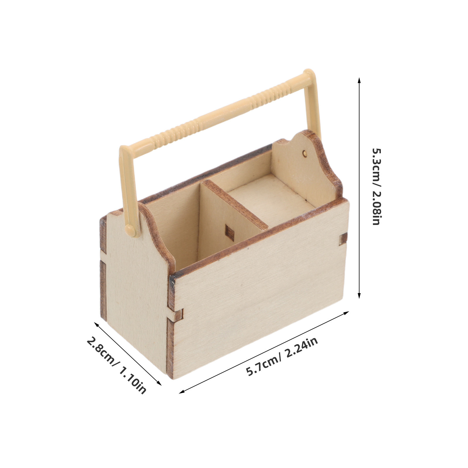 3Pcs Wooden Mini Toolbox 1:12  - Workshop Tools Toy avis et prix