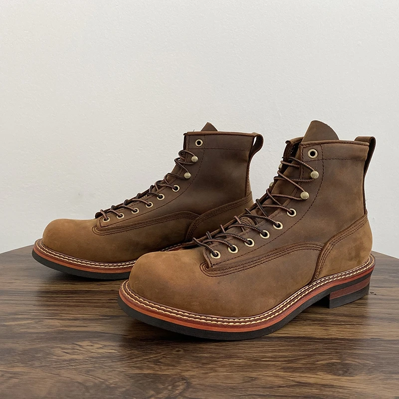 Vintage British Men Ankle Boot - Tools Work avis et prix