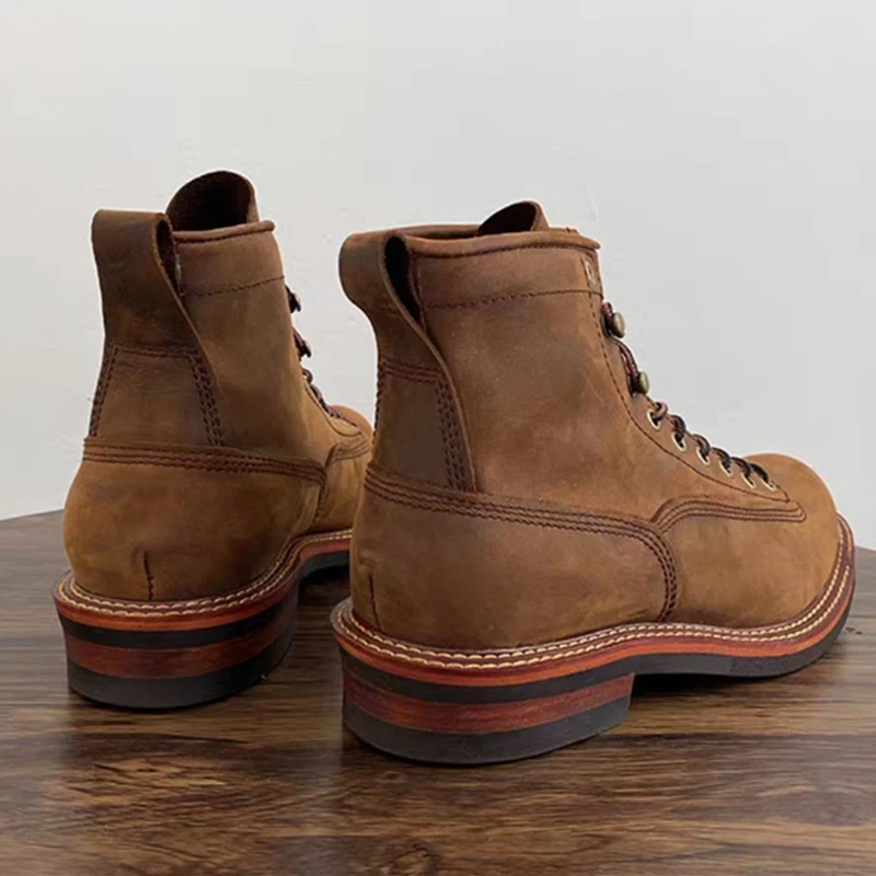 Vintage British Men Ankle Boot - Tools Work avis et prix