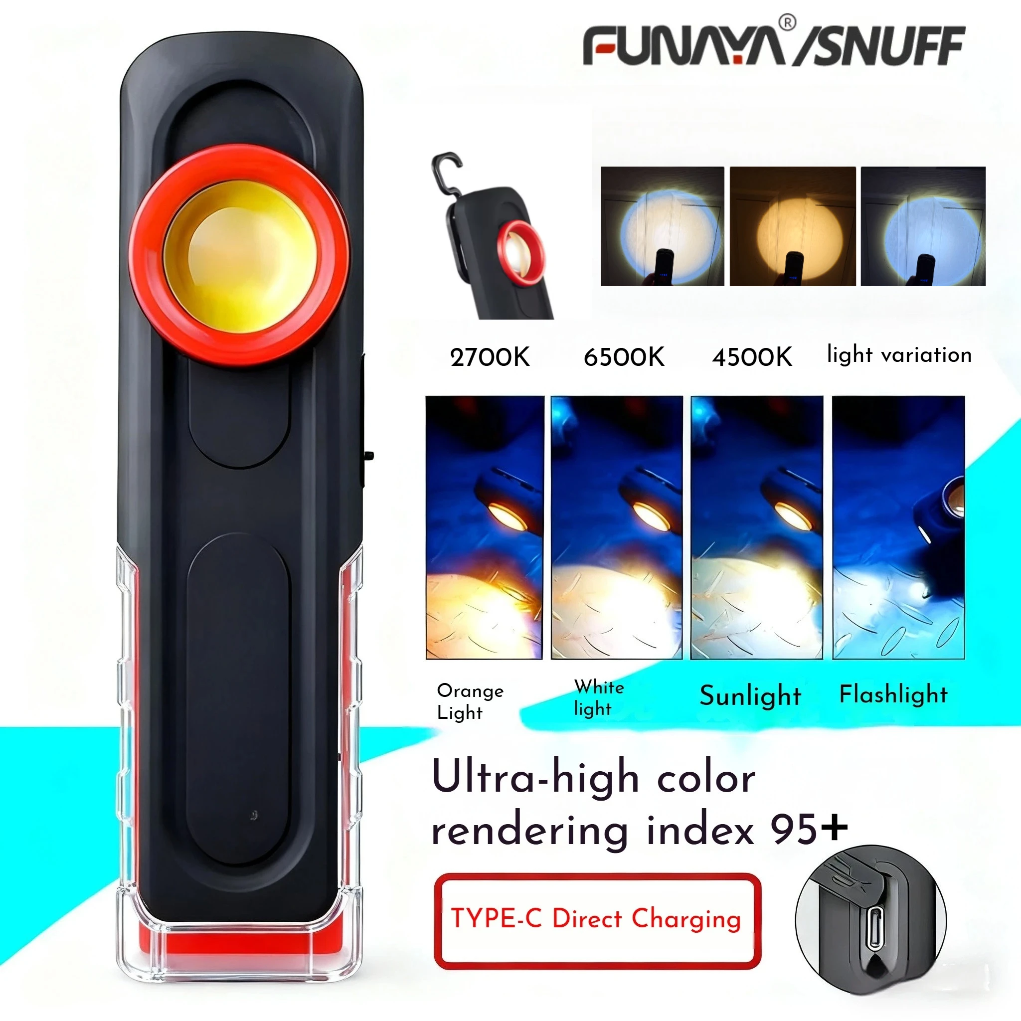 FUNAYA Portable Flashlight Car - Tools Work avis et prix