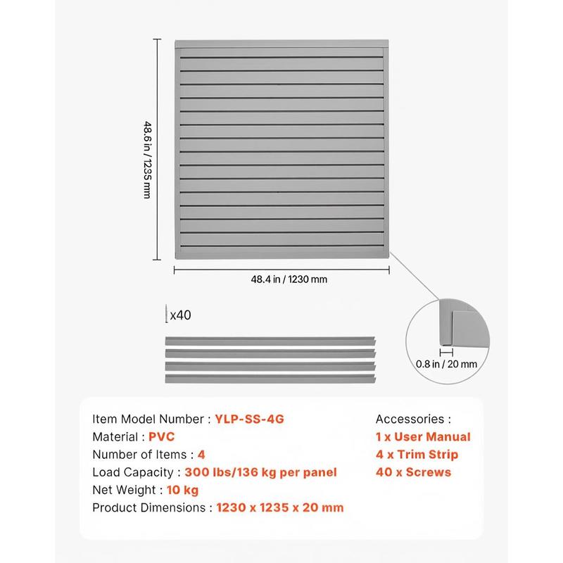 PVC Wall Plank 4 x 4 ft For Ga - Design Tools Workshop avis et prix