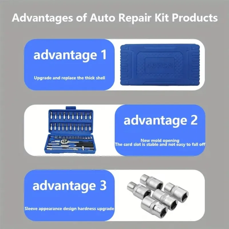 46-in-1 Heavy Duty Automotive  - Design Tools Workshop avis et prix