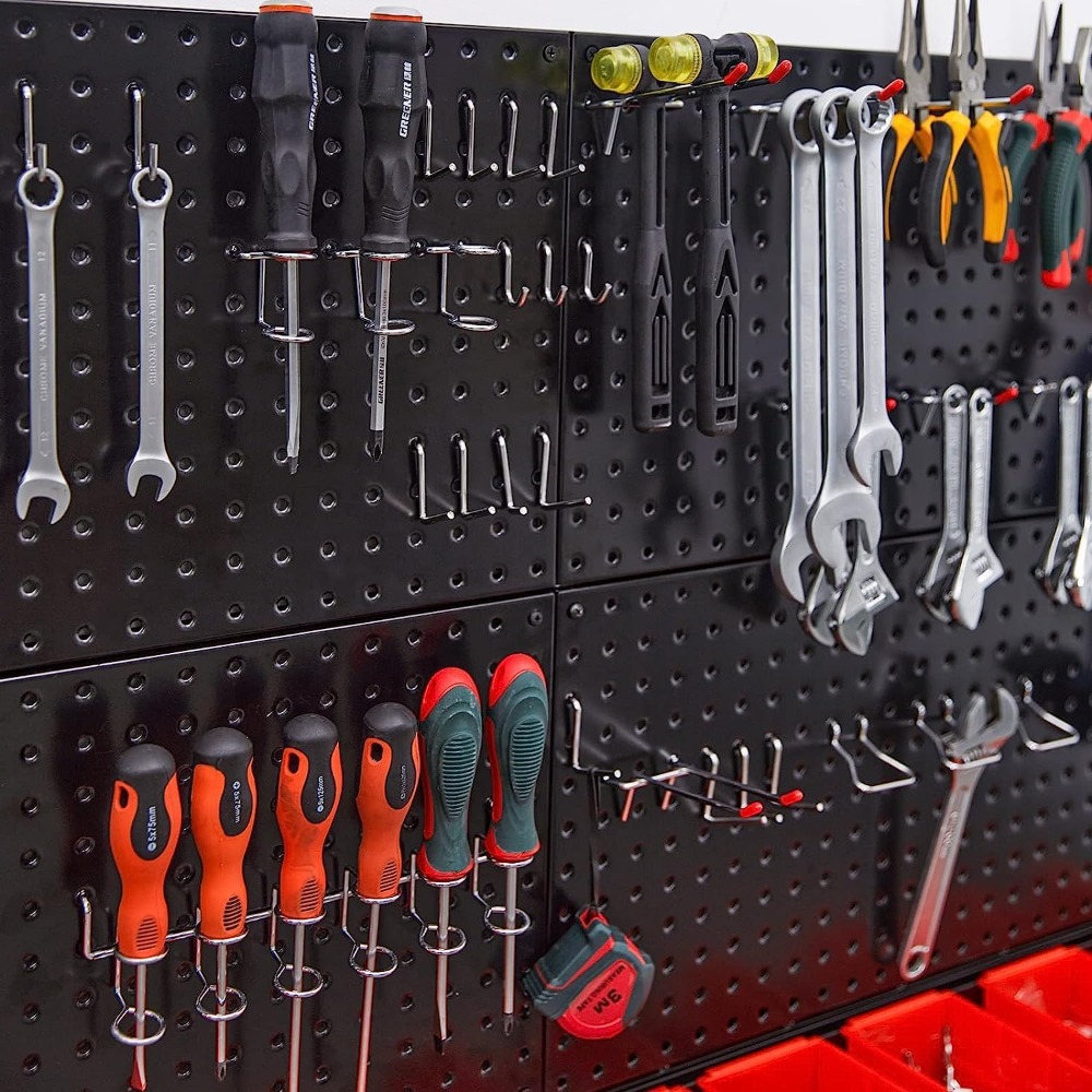 2/4 Pack Metal Pegboard Wall P - Workshop Tools Shelf avis et prix