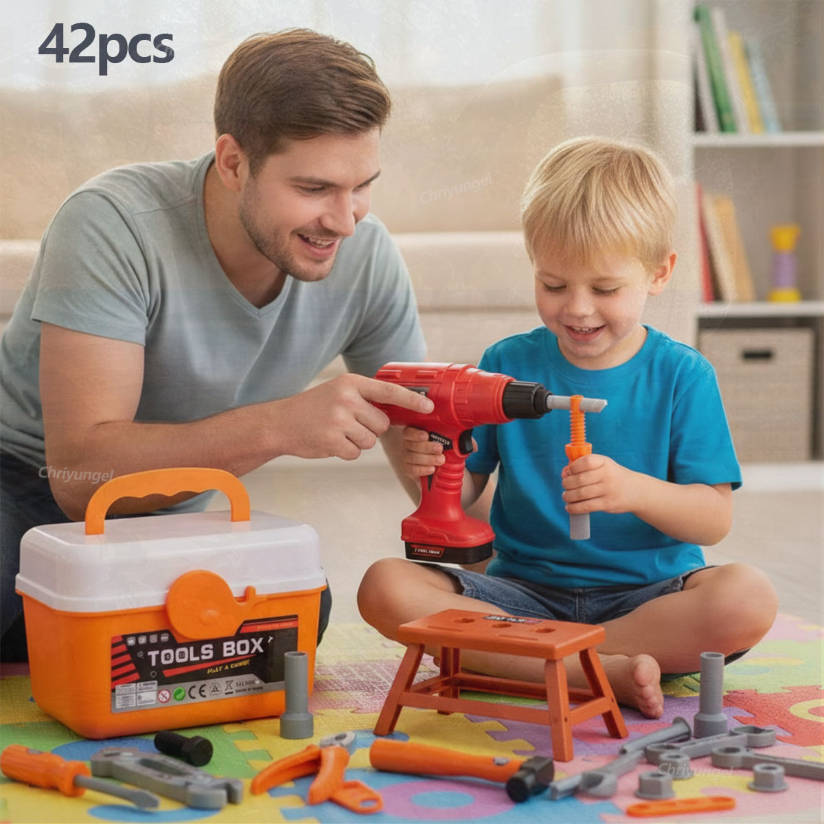 38/41 PCS Pretend Tools Kit Ki - Tools Workshop For Kids avis et prix