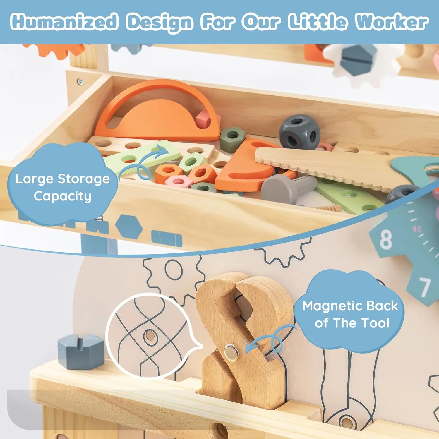 Robotime Robud Kids Tool Bench - Tools Workshop For Kids avis et prix