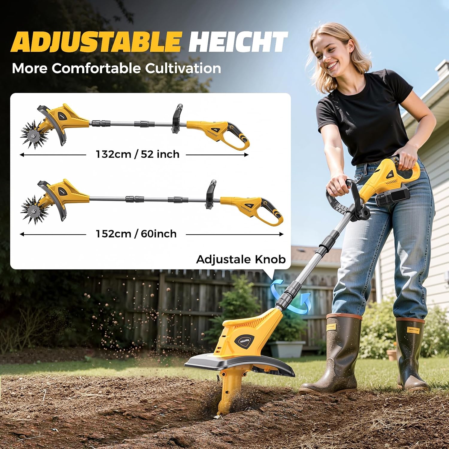 Cordless Tiller Cultivator Com - Power Tools For Workshop avis et prix