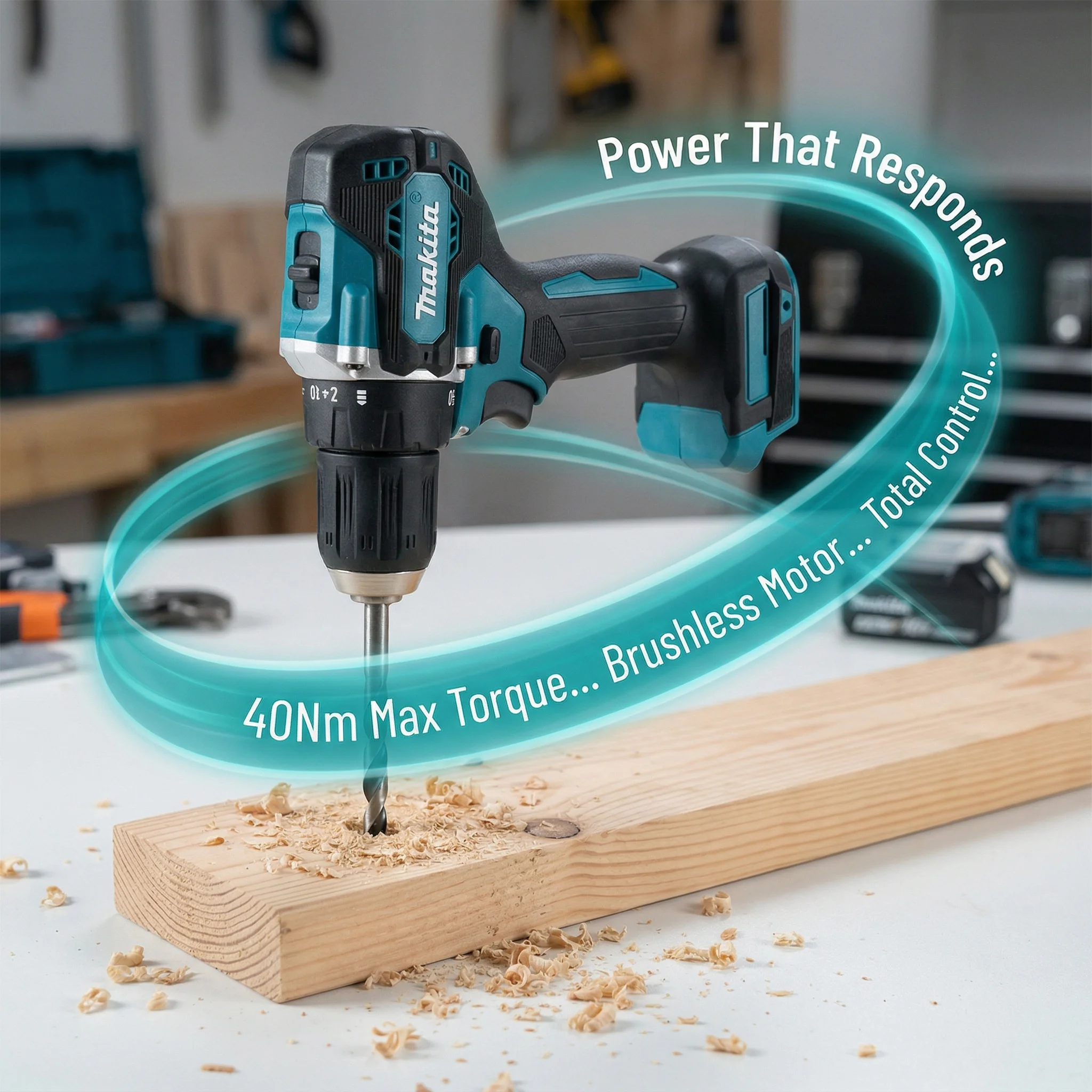 Makita DDF487 Cordless Driver  - Power Tools For Workshop avis et prix