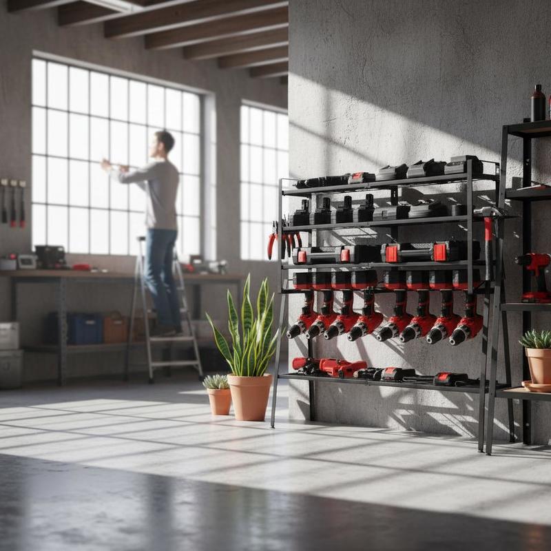 Equipment Storage Station 4-La - Workshop Tools Shelf avis et prix
