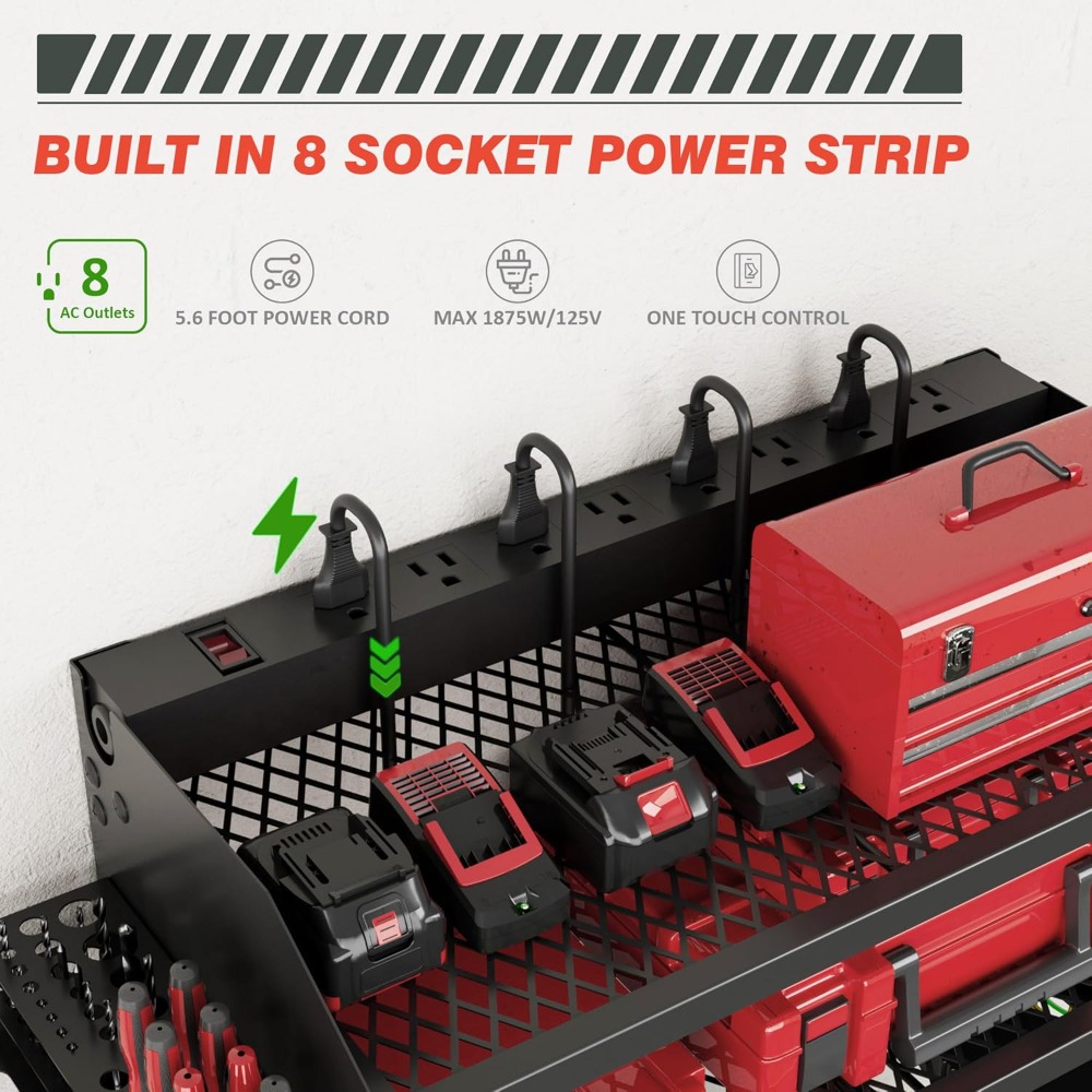 Power Tool Organizer Wall Moun - Workshop Tools Shelf avis et prix