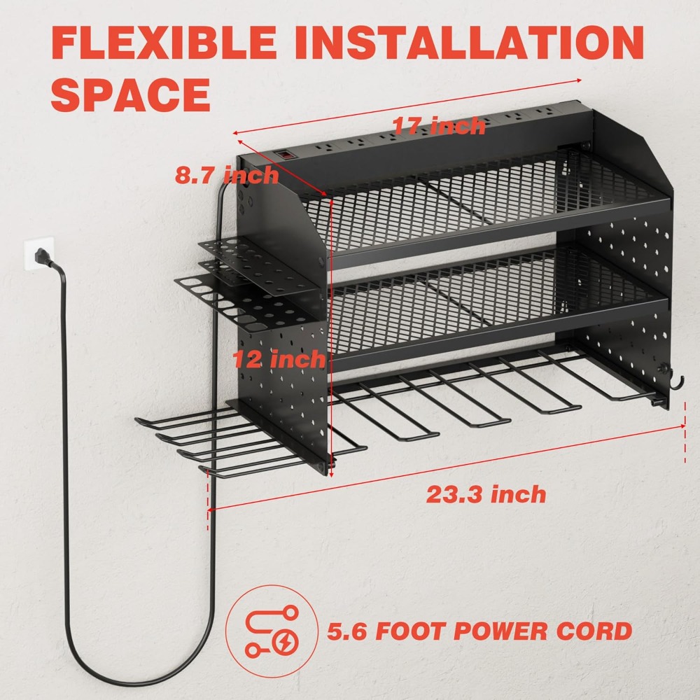 Power Tool Organizer Wall Moun - Workshop Tools Shelf avis et prix