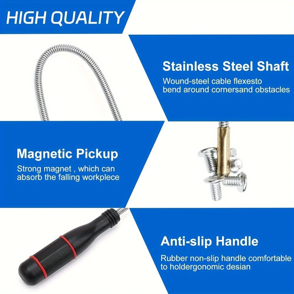 Flexible Magnetic Pickup Tool, - Design Tools Workshop avis et prix