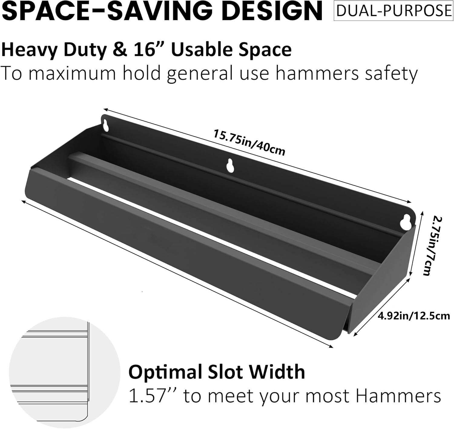 Hammer Holder, Wall Mount Stor - Workshop Tools Hammer avis et prix