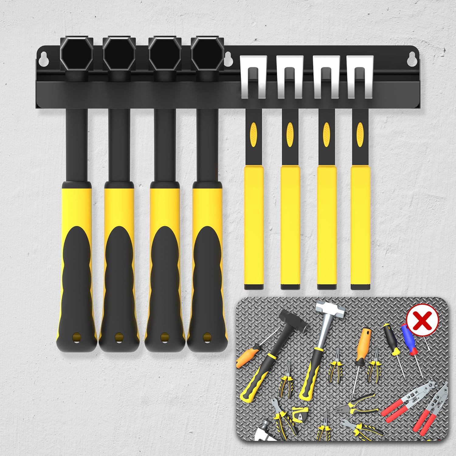 Hammer Holder, Wall Mount Stor - Workshop Tools Hammer avis et prix