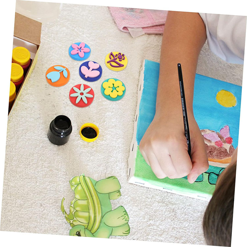 6Pcs/bag Foam Stamps for Paint - Tools Workshop For Kids avis et prix