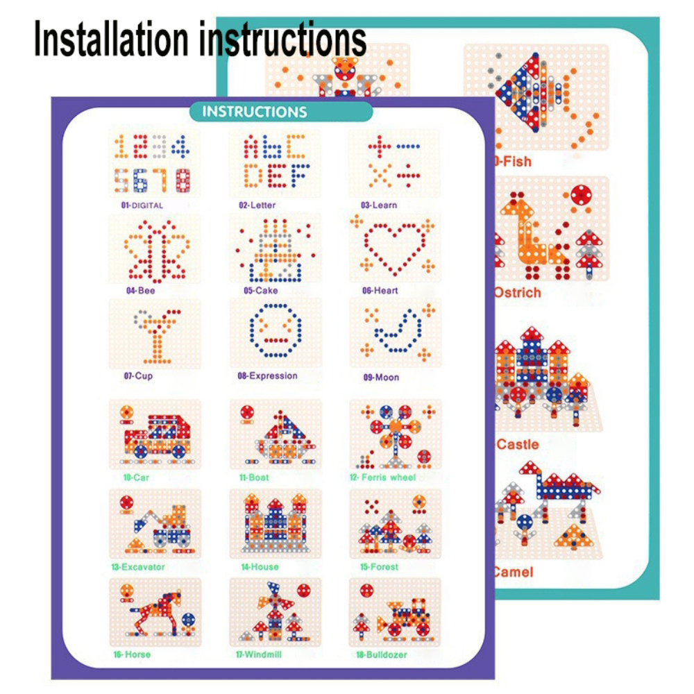 450Pcs Kids STEM Drill Set Cre - Workshop Tools Toy avis et prix
