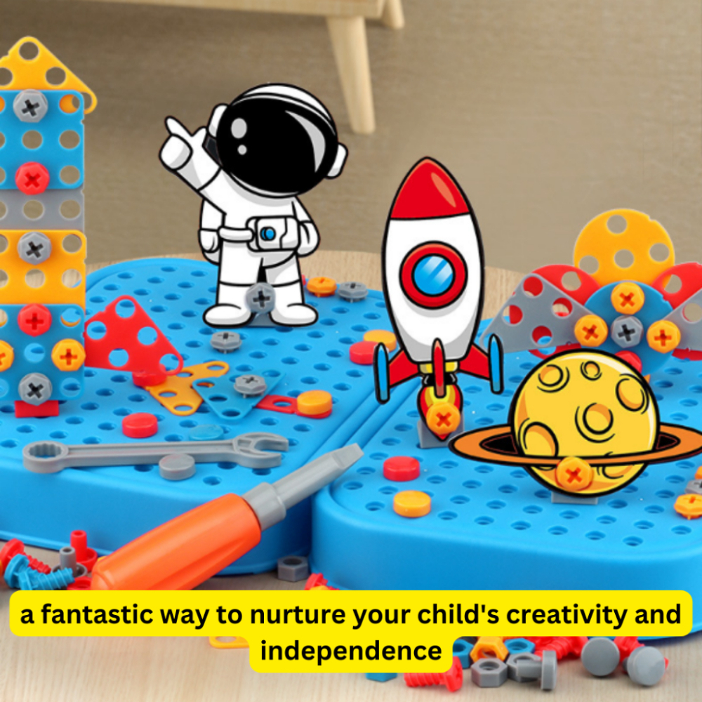 450Pcs Kids STEM Drill Set Cre - Workshop Tools Toy avis et prix