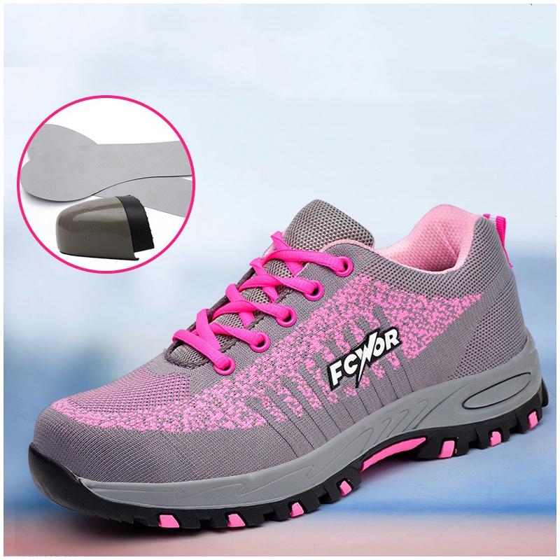 womens fashion pink safety sho - Tools Work avis et prix