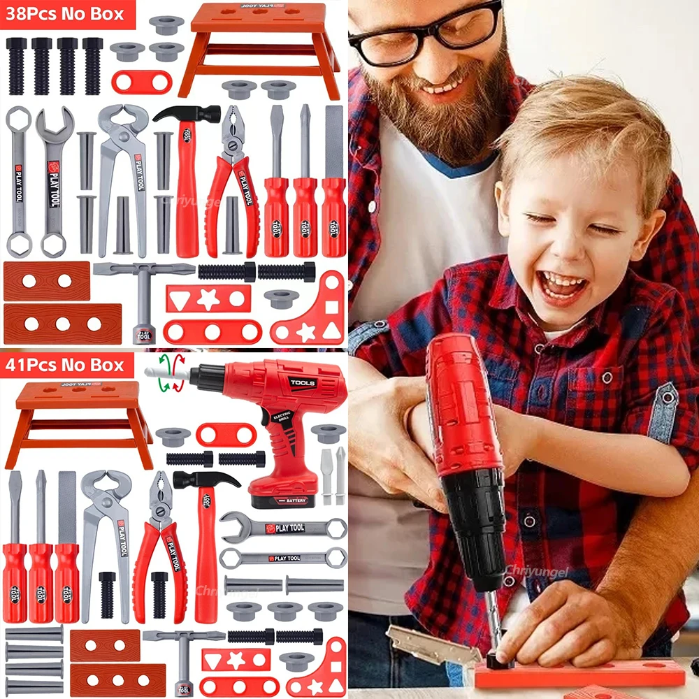 Pretend Tools Kit Toys 38/41 P - Tools Workshop For Kids avis et prix