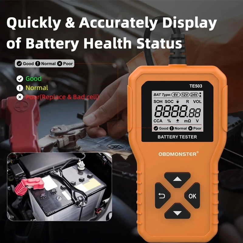 Car Battery Tester 100-2200 CC - Workshop Tools Automotive avis et prix