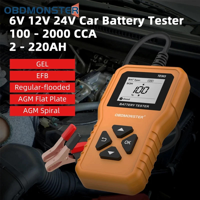 Car Battery Tester 100-2200 CC - Workshop Tools Automotive avis et prix