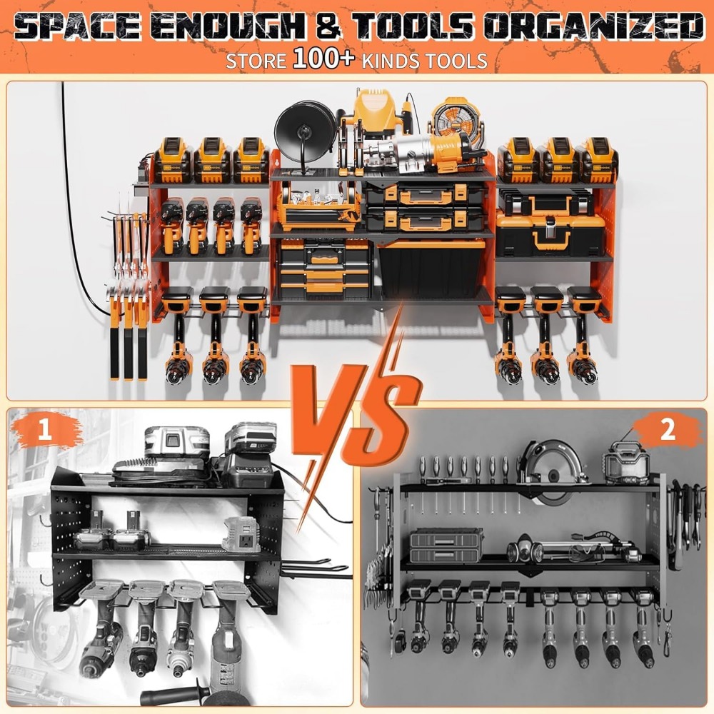 Large Wall Mount Tool Organize - Workshop Tools Rack avis et prix