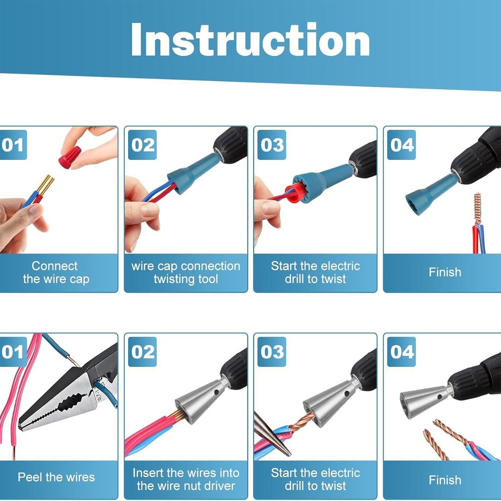Wire Nut Twister Twist Connect - Tools Work avis et prix